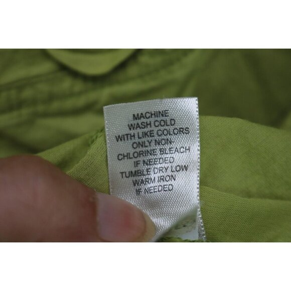 J.Jill Kelly Green Long Sleeve Button Down Tunic-Size Large/P - Picture 5 of 7